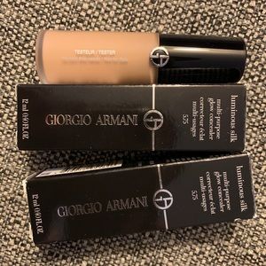 Armani silk face and concealer 5.75 TWO full size!